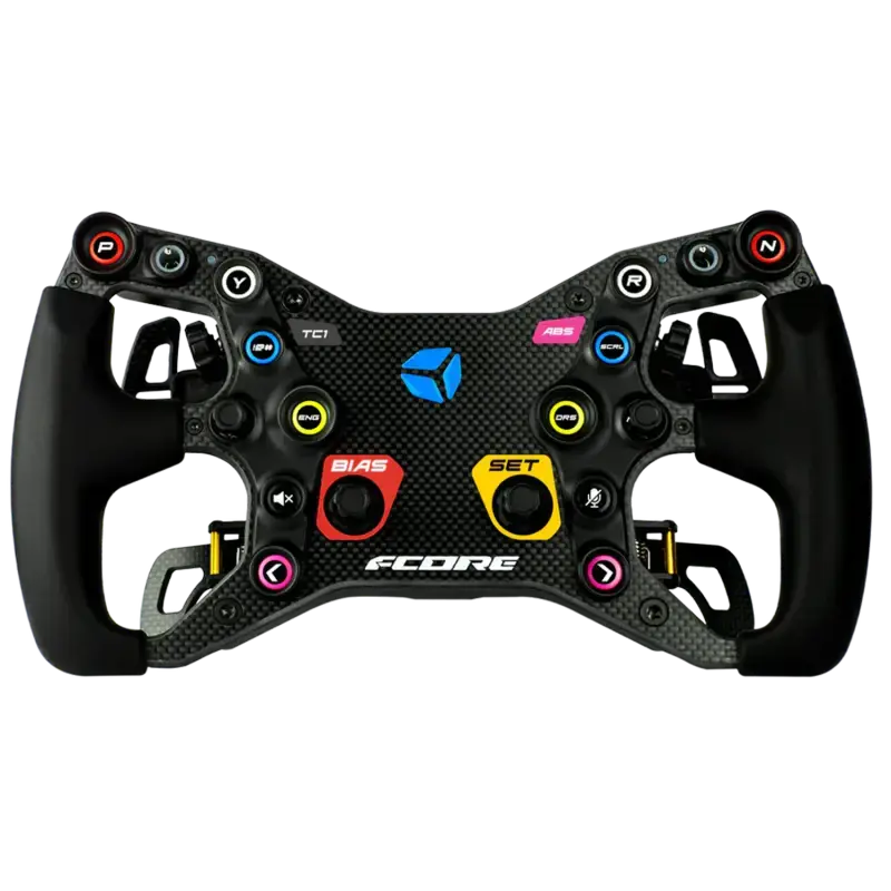 CUBE CONTROLS F-CORE FORMULA SIM RACING STEERING WHEEL - With-out HUB / PADDLES 4 + (Aluminium) - Steering Wheel