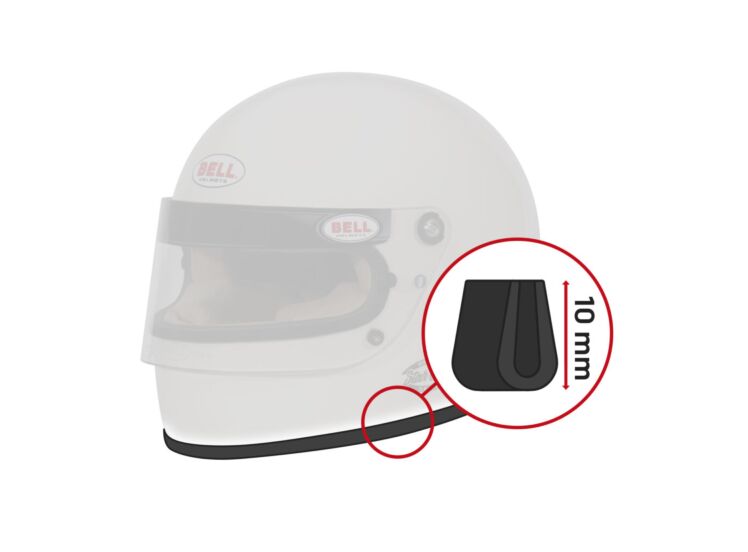 Bell Star Classic Standard Medium Rubber Trim – product view