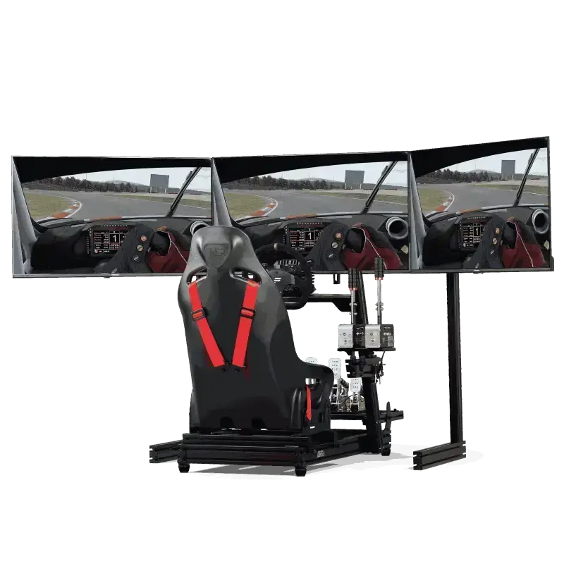 NEXT LEVEL RACING ELITE FREE STANDING TRIPLE MONITOR STAND - BLACK EDITION - Next Level Racing - Sim Race Webshop product image 4