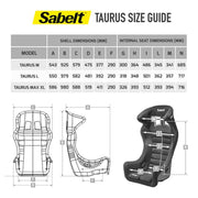 Sabelt Taurus Fibreglass FIA Racing Seat