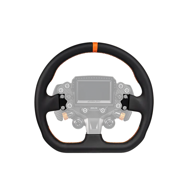 Simagic ZS-320CD Leather Replacement Steering Wheel Rim – 320mm, No Hub - Simagic - Sim Race Webshop product image 1