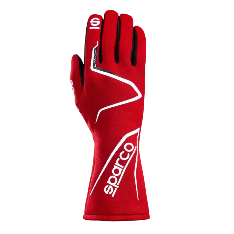 SPARCO LAND PLUS GLOVES - Red / 8 - Racing Gloves