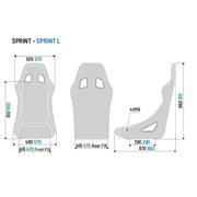 Sparco - SPRINT+ L — Black