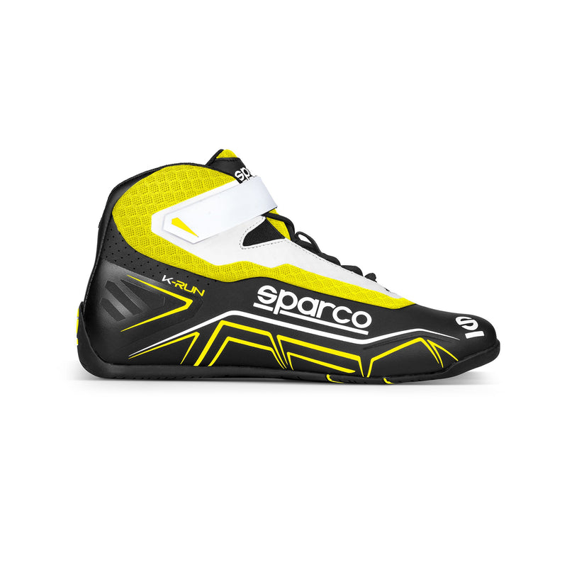 SPARCO K-RUN Shoes For Karting — Black/Yellow fluo