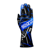 Sparco K-Rookie Karting Gloves — Black/Electric blue
