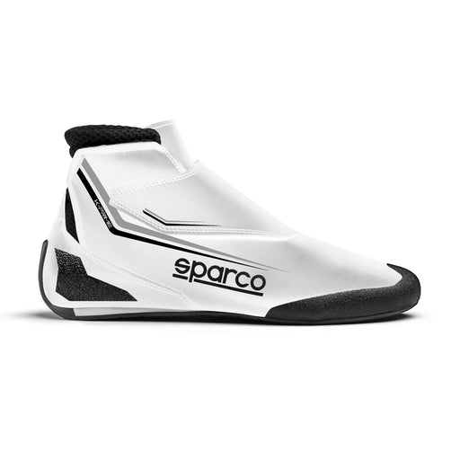 Sparco K-Prime Kart Shoes — White/Black