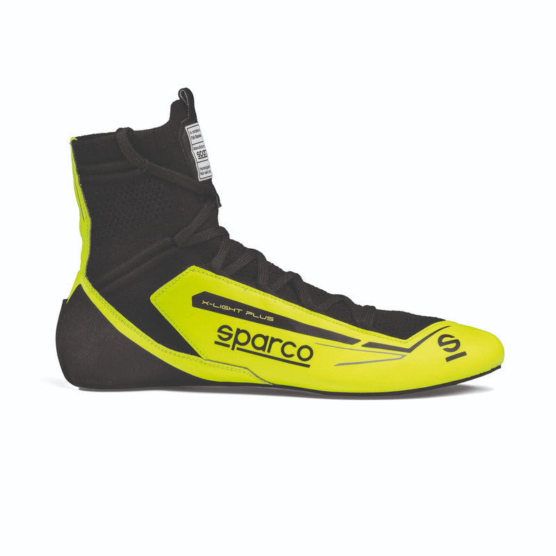 Sparco X-Light Plus FIA Racing Shoes — Fluorescent yellow/Black