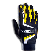 Sparco Hypergrip+ Sim Racing Gloves — Black/Fluo yellow