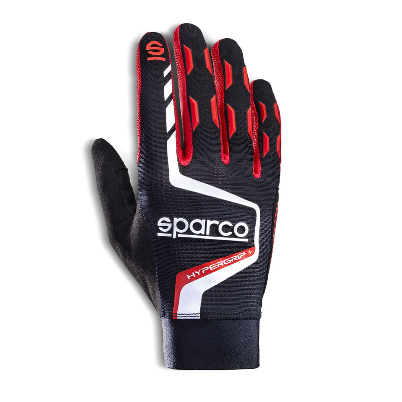 Sparco Hypergrip+ Sim Racing Gloves — Black/Red
