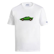 Sparco Lancia HF Group 4 T-Shirt - White — White/Green