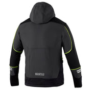 Sparco Tech York Softshell Jacket —  grigio scuro / giallo fluo