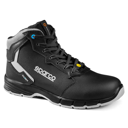 Sparco Targa-H Paul Safety Shoes S3S ESD Unisex Black — Black/Dark Grey
