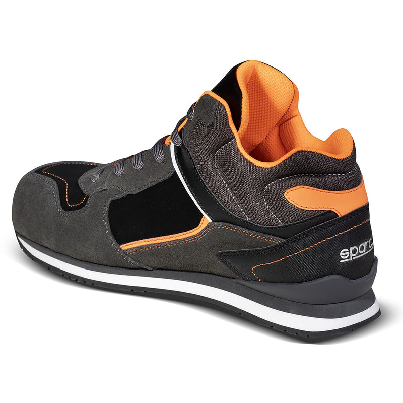 Sparco Gymkhana-H Acropolis Safety Shoes S3 ESD — Dark grey/fluorescent orange