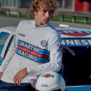 Sparco Martini Racing Roll-Neck Longsleeve - White — White
