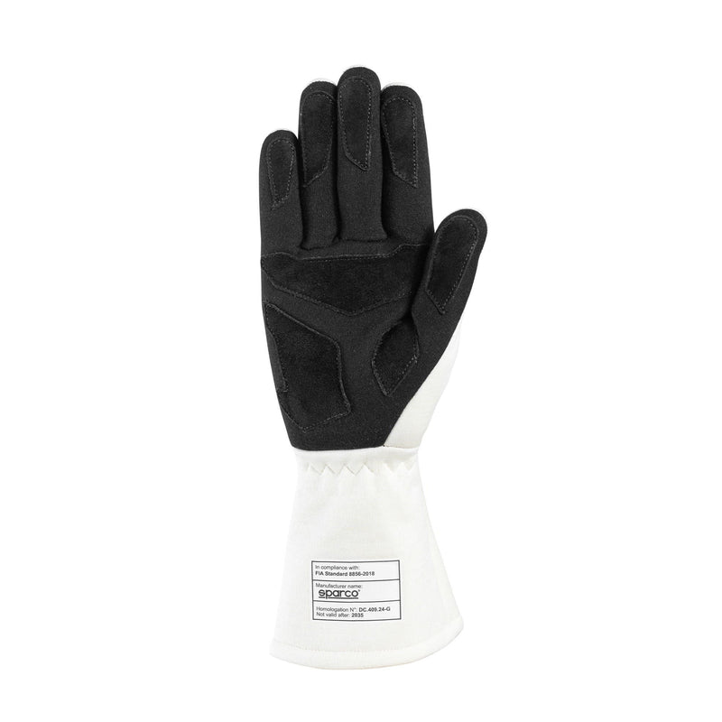 Sparco Gulf Land 2025 Racing Gloves — Ecru