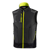 Sparco Tech Gilet Illinois —  grigio scuro / giallo fluo