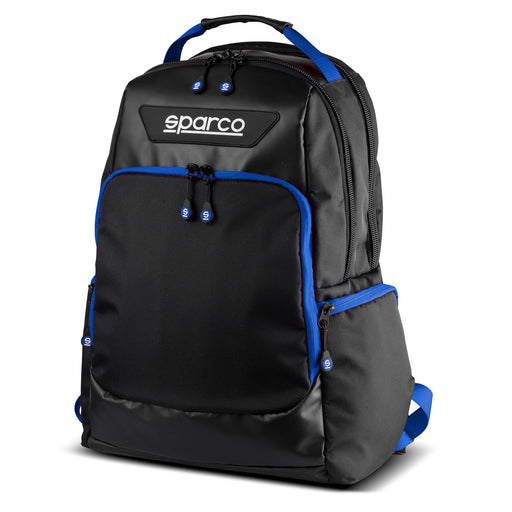 Sparco Superstage Backpack - Black/Blue — Black/Light Blue