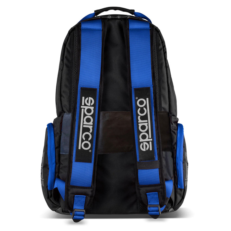 Sparco Superstage Backpack - Black/Blue — Black/Light Blue