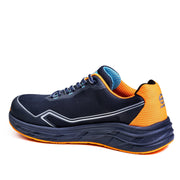 Sparco Gulf Sneakers Safety Shoes S1PS — Marine blue/Fluorescent orange
