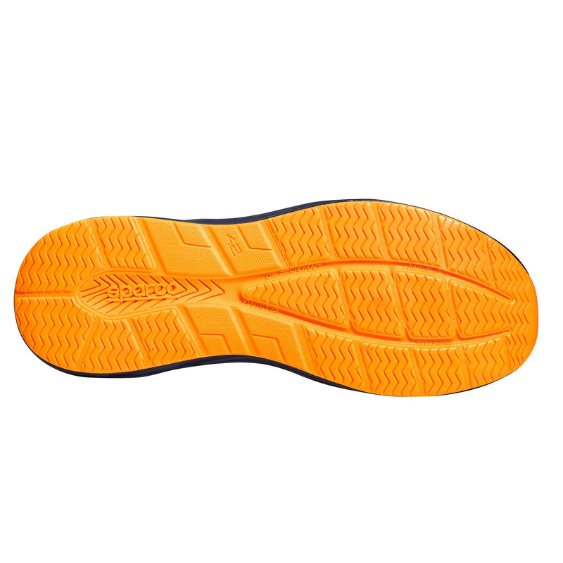 Sparco Gulf Sneakers Safety Shoes S1PS — Marine blue/Fluorescent orange