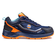 Sparco Gulf Indy Meteor Safety Shoes S1PS ESD Unisex Navy — Marine blue/Fluorescent orange
