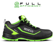 Sparco Safety Shoes S3 Indy-E Forester ESD Unisex Black — Black/Fluo green
