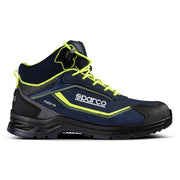 Sparco Safety Shoes S3 Indy-H Richmond ESD Unisex Navy — Marine Blue/Fluorescent Yellow