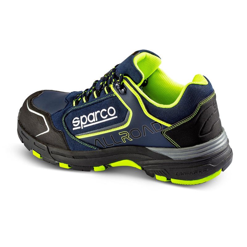 Sparco Allroad Sochi Safety Shoes S3 ESD Unisex Navy/Fluorescent Yellow — Marine Blue/Fluorescent Yellow