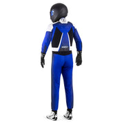 Sparco Prime-K Advanced Karting Suit — Electric Blue/White/Black