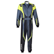 Sparco Prime-K Advanced Karting Suit — Black/Fluo yellow