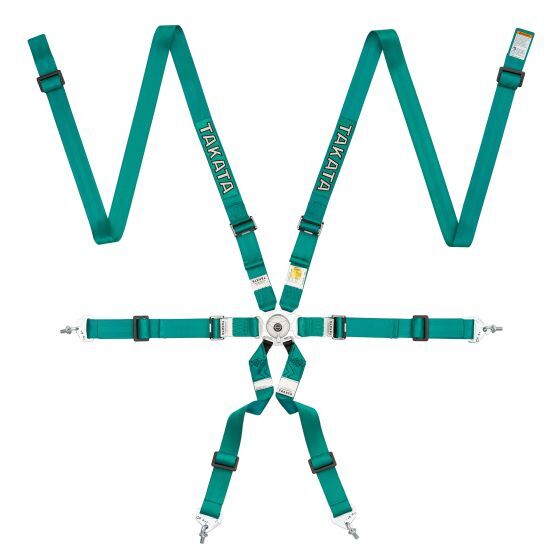 Takata Race 2x2 6-Point FHR Harness